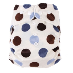 pieluszka wielorazowa MINKY black dots